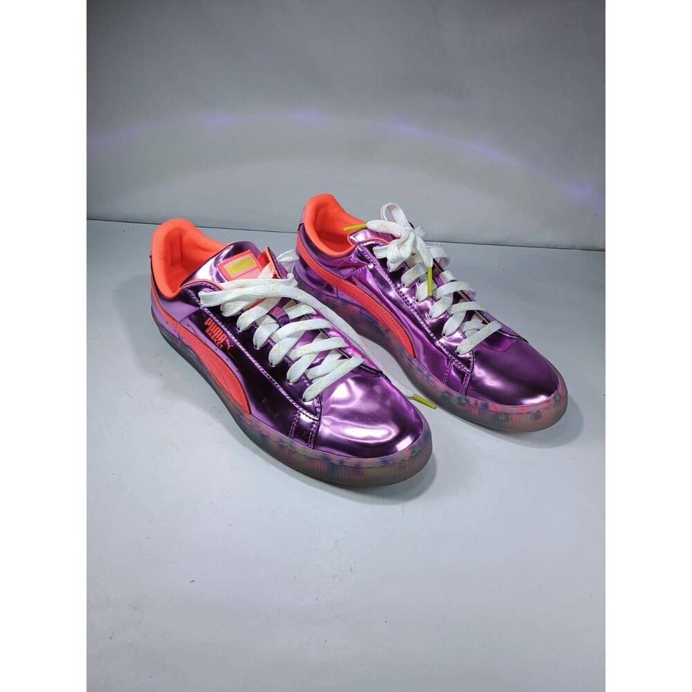 Size 9 - Sophia Webster x Puma Basket Candy Princess Metallic Pink Fiery Coral